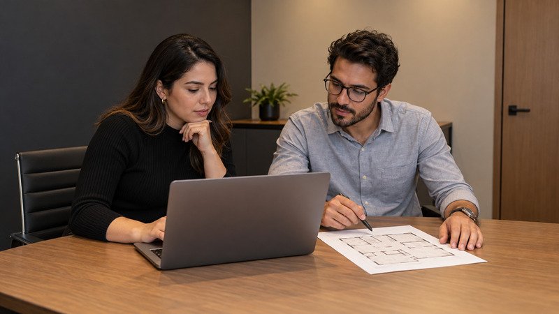 Profissionais analisam documentos para escolher o domicílio fiscal da empresa
